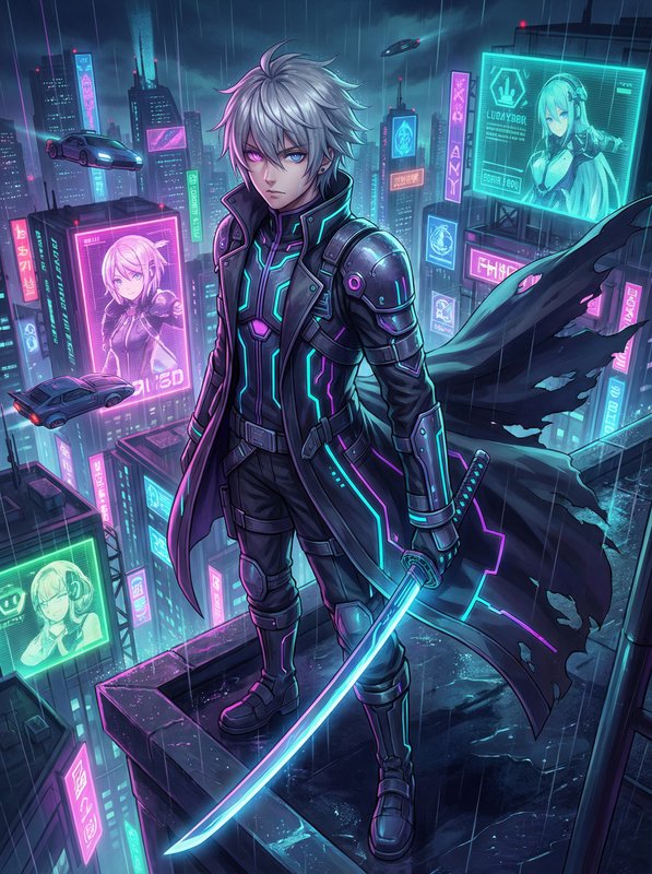 海角动漫-赛博剑客夜行录